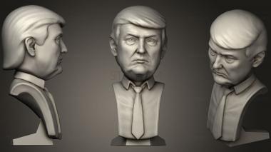 3D модель Дональд Трамп (STL)